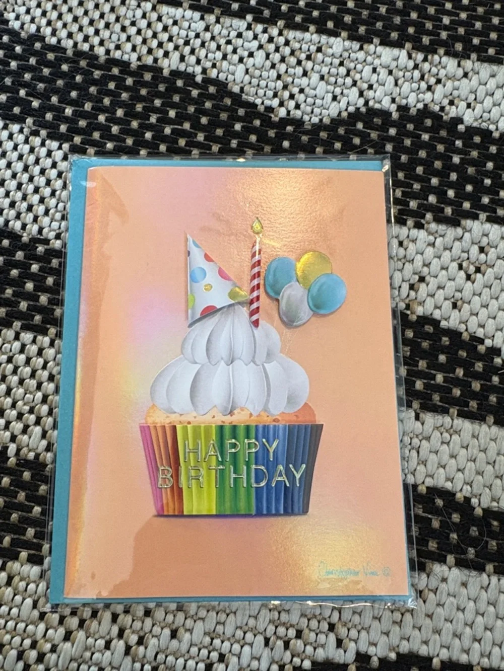 🆕Papyrus Rainbow Cupcake Birthday Greeting Card
